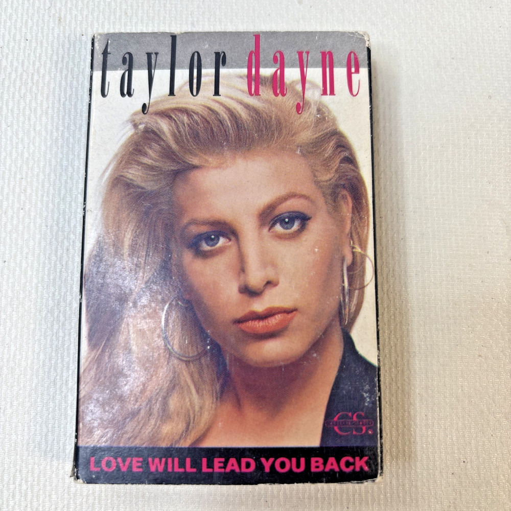 Taylor Dayne Love Will Lead You Back Cassette Single Cardboard Slipcase Cassingl